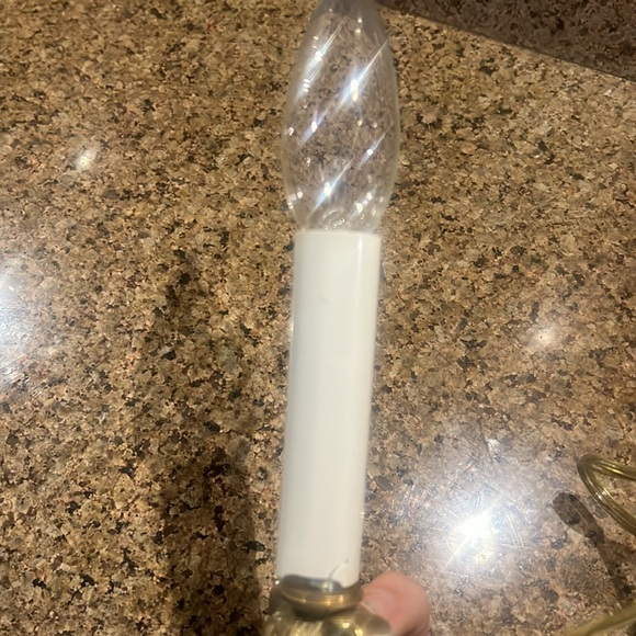 Vintage Brass Teddy Bear Christmas Light Set - Picture 5 of 5